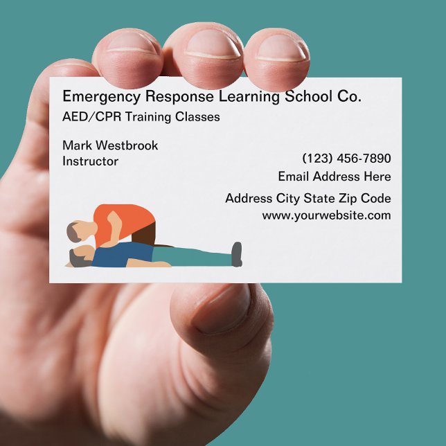 Emergency Response Medical Classes Business Card (Creator Uploaded)