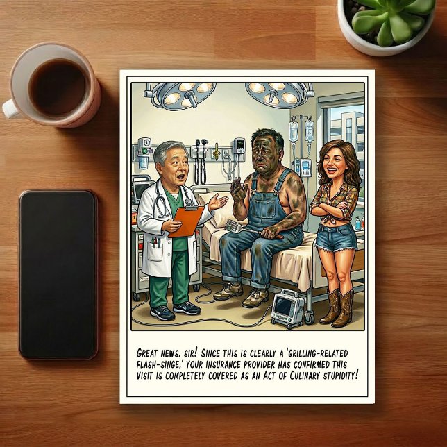Emergency Room Adventures Cartoon Postcard (Creator Uploaded)