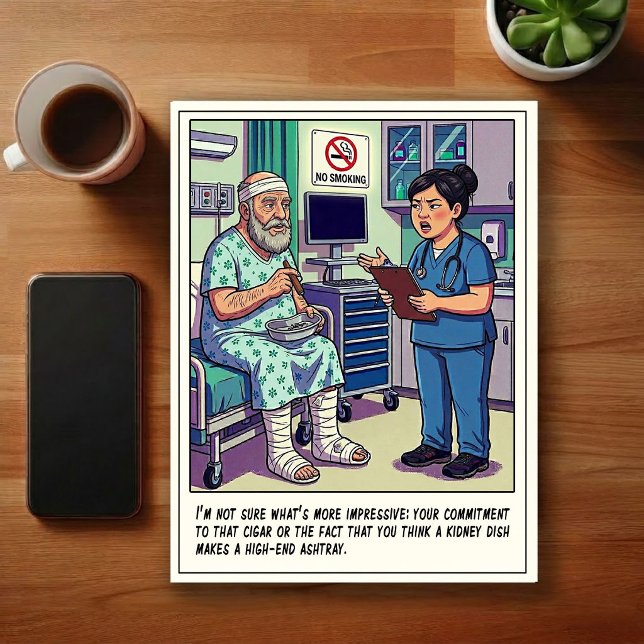 Emergency Room Adventures Cartoon Postcard (Creator Uploaded)