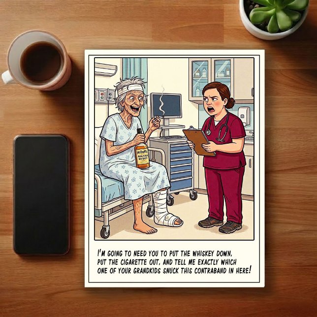 Emergency Room Adventures Cartoon Postcard (Creator Uploaded)