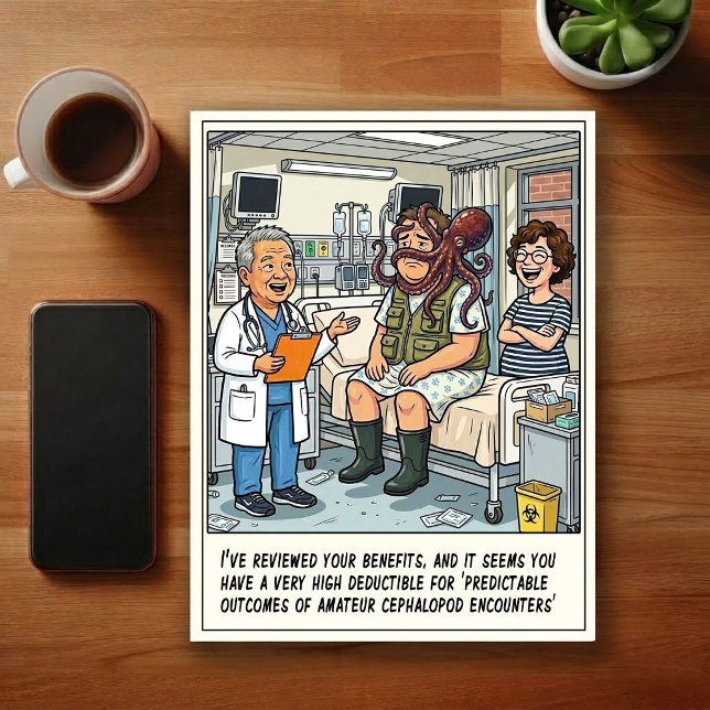 Emergency Room Adventures Cartoon Postcard (Creator Uploaded)