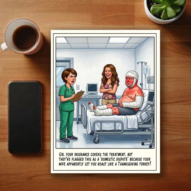Emergency Room Adventures Cartoon Postcard (Creator Uploaded)