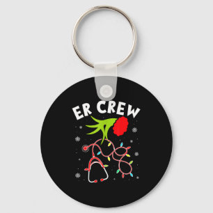 Emergency Room Christmas Er Crew Nurse Xmas Holida Key Ring