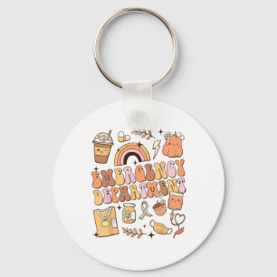 Emergency Room Er Rn Nurse Department Halloween Au Key Ring