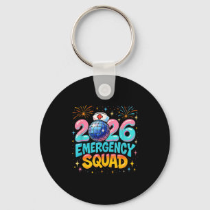Emergency Squad New Year 2026 Medical Crew Nurse E Key Ring