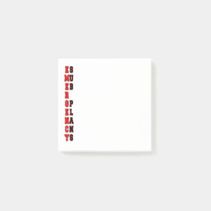 Emergency Sub Plans Post-it Notes