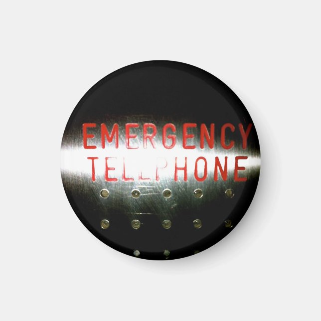 Emergency Telephone - Magnet (Front)