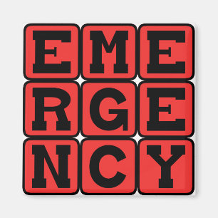 Emergency, Time is of the Essence Magnet