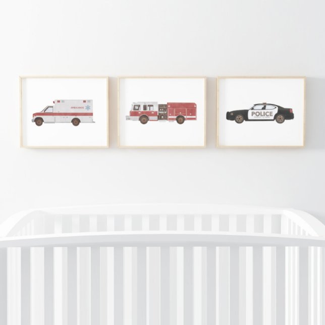 Emergency Vehicles Kids Room Decor (Creator Uploaded)