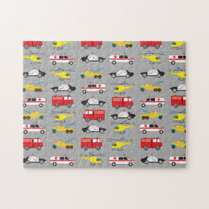 Emergency Vehicles Transportation Jigsaw Puzzle