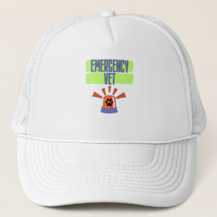 Emergency Vet – Veterinary Emergency Design Trucker Hat