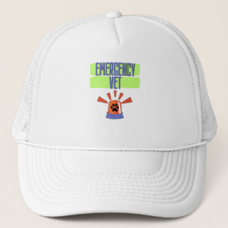 Emergency Vet – Veterinary Emergency Design Trucker Hat