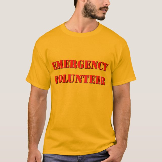 Emergency Volunteer T-Shirt (Front)