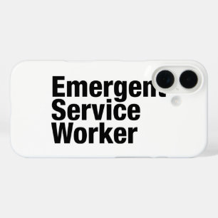 Emergent Service Worker iPhone 16 Case