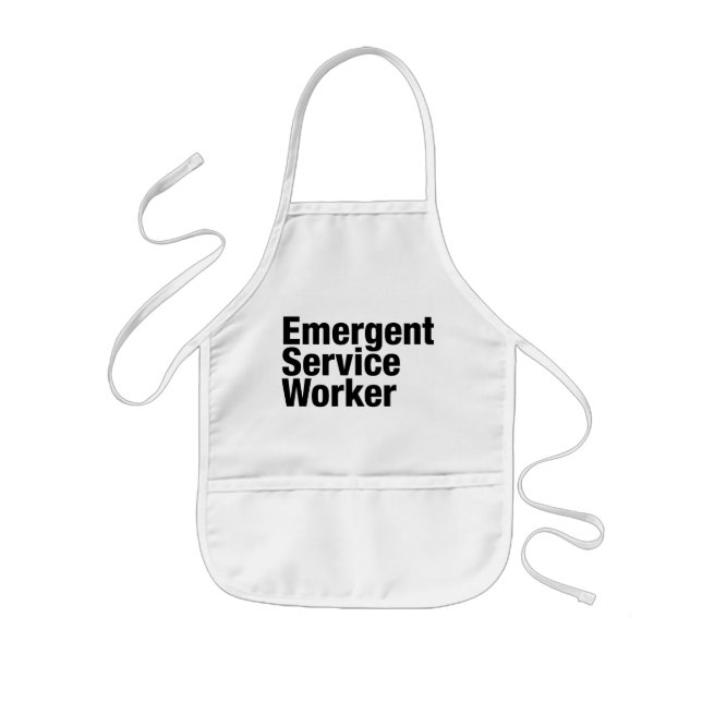 Emergent Service Worker Kids Apron (Front)