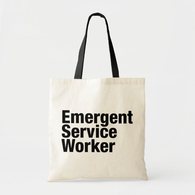Emergent Service Worker Tote Bag (Front)