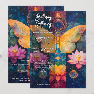 Emerging Light   Butterfly Design Invitation