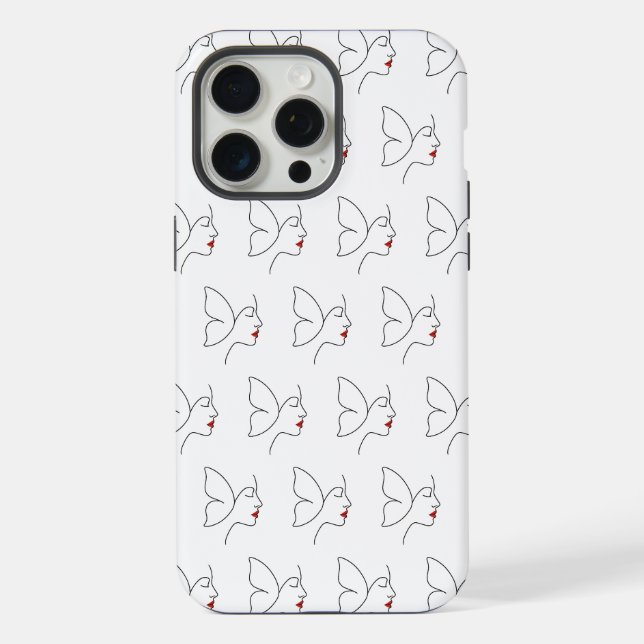 Emerging Wings – Hidden Butterfly iPhone Case (Back)