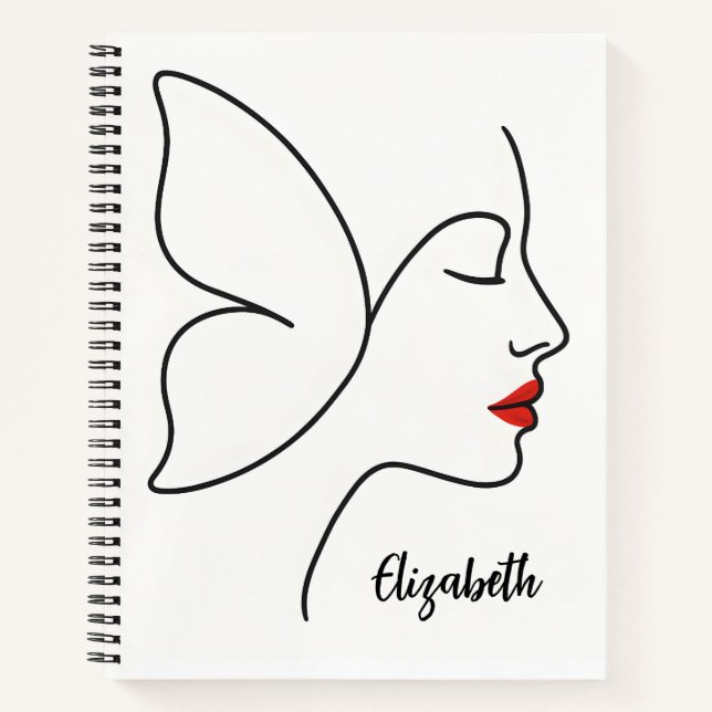 Emerging Wings – Hidden Butterfly Notebook (Front)