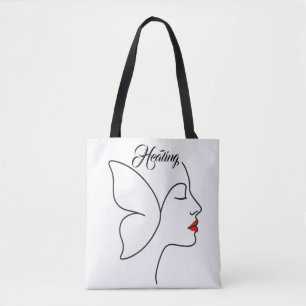 Emerging Wings – Hidden Butterfly Wrapping Tote Bag