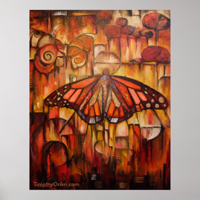 Emerging Wings of Autumn - Canvas Print (Front)