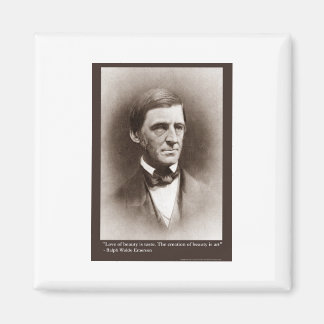 Emerson Beauty/Art Quote Gifts Tees & Collectibles Magnet