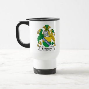 Emerson Family Crest Travel Mug