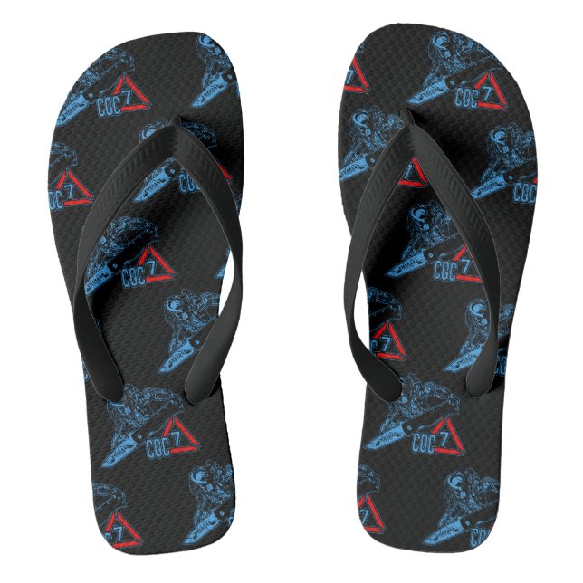Emerson Knives CQC-7 Predator Blue Jandals (Footbed)