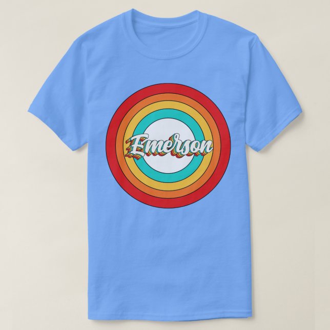 Emerson Name Shirt Vintage Emerson Circle (Design Front)