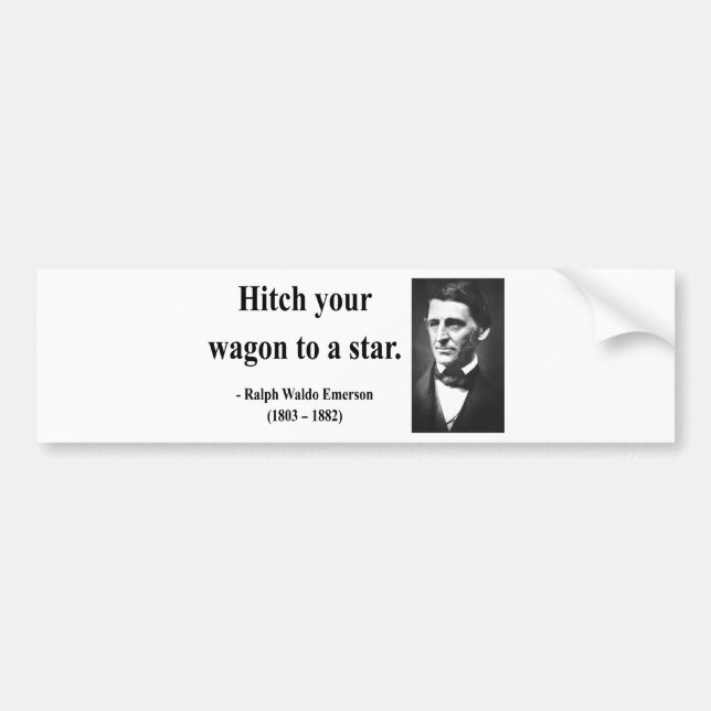 Emerson Quote 14b Bumper Sticker (Front)