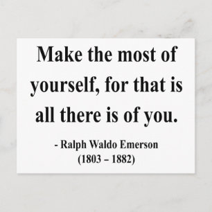 Emerson Quote 6a Postcard