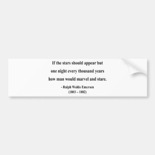 Emerson Quote 7a Bumper Sticker