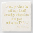 Emerson Quote Gold Faux Glitter Inspirational