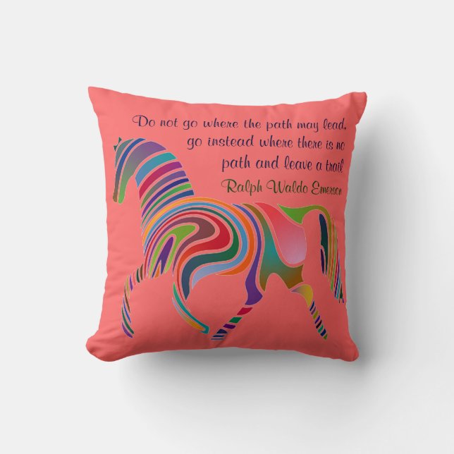 Emerson quote pillow (Front)