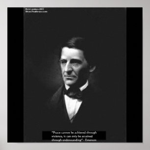 Emerson "Understanding" Peace Quote Posters