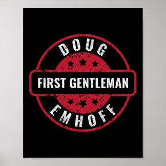 Emhoff As First First Gentleman Kamala Harris Husb Poster