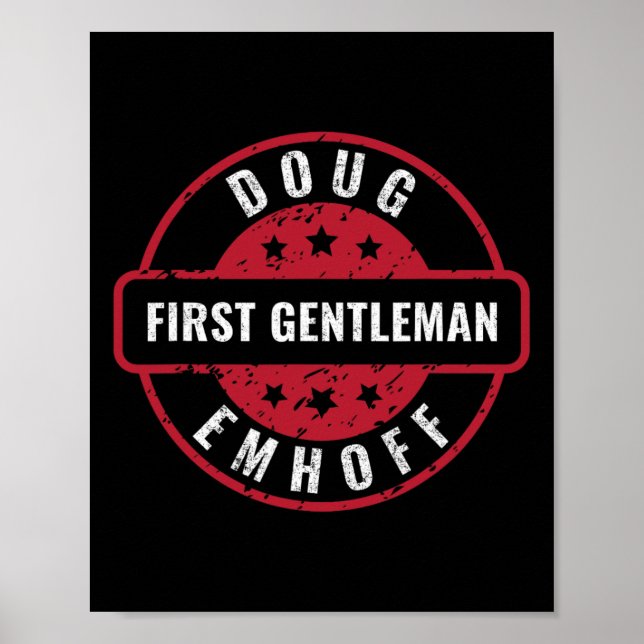 Emhoff As First First Gentleman Kamala Harris Husb Poster (Front)