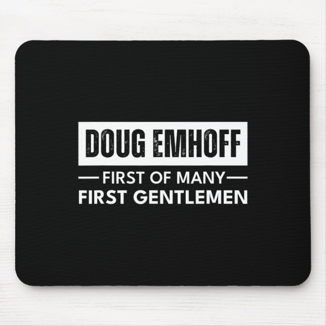 Emhoff As First Gentleman Kamala Harris Husband 1  Mouse Pad (Front)