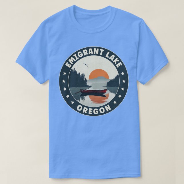 Emigrant Lake Oregon Sunset T-Shirt (Design Front)