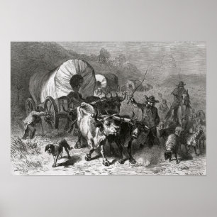 Emigration to the Western Country Poster