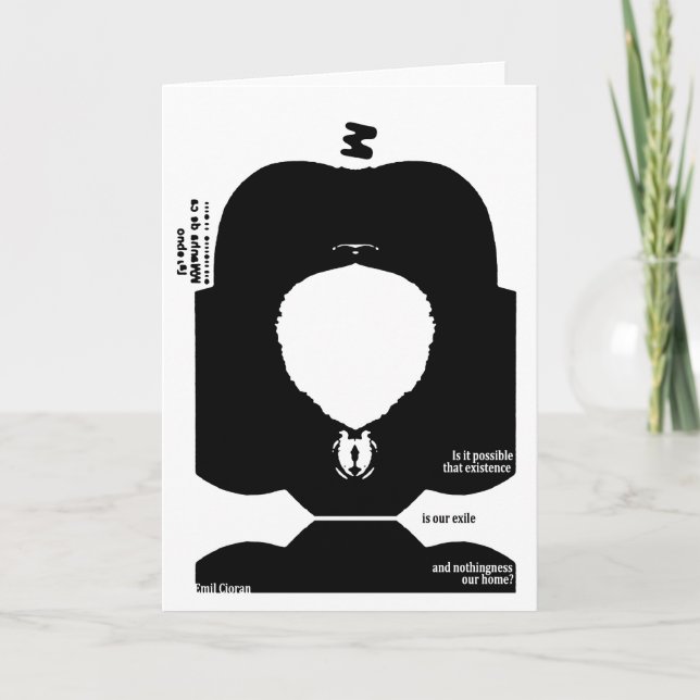 Emil Cioran Quote Card (Front)