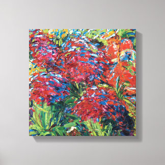 Emil Nolde Red Flowers Expressionism Fine Art Canvas Print