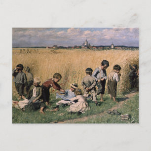 Emile Claus - On the Way to School Postcard