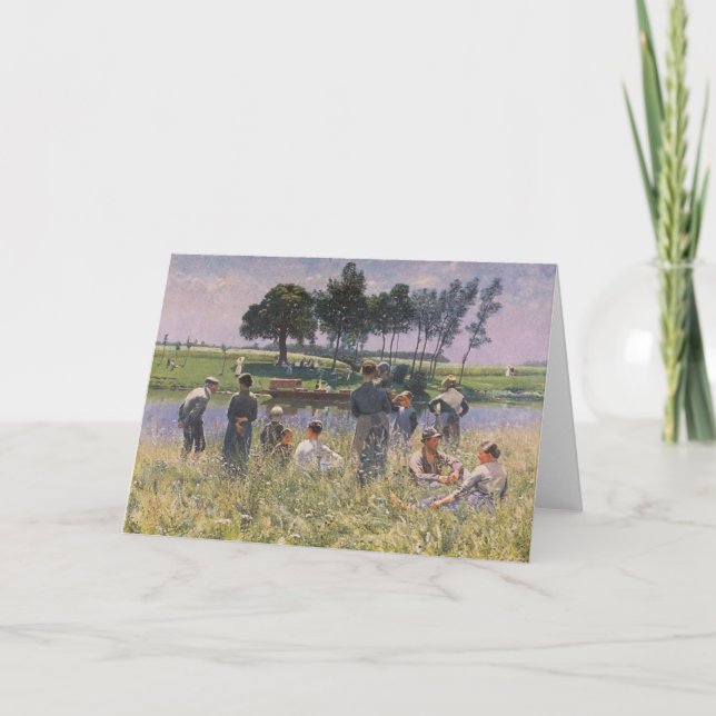 Emile Claus - Picnic Holiday Card (Front)