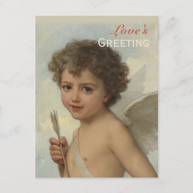 Émile Munier Love's Greeting CC0785 Valentine Holiday Postcard (Front)
