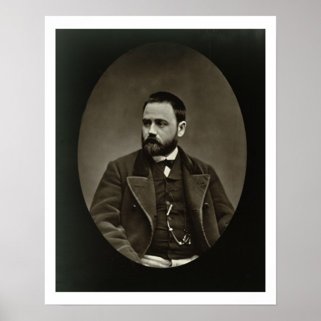 Emile Zola (1840-1902) from 'Galerie Contemporaine Poster (Front)