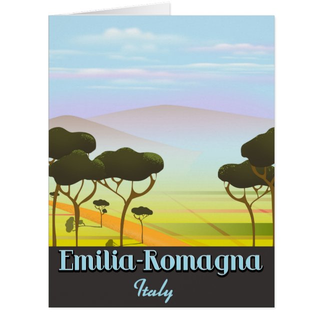 Emilia-Romagna Italy travel poster (Front)