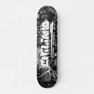 Emiliano Graffiti Custom Personalised Skateboard