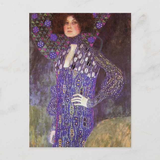 Emilie Floege by: Gustav Klimt Postcard (Front)