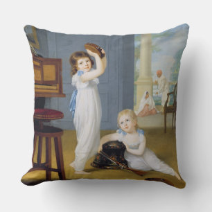 Emily and George Mason, c.1794-95 (oil on canvas) Cushion